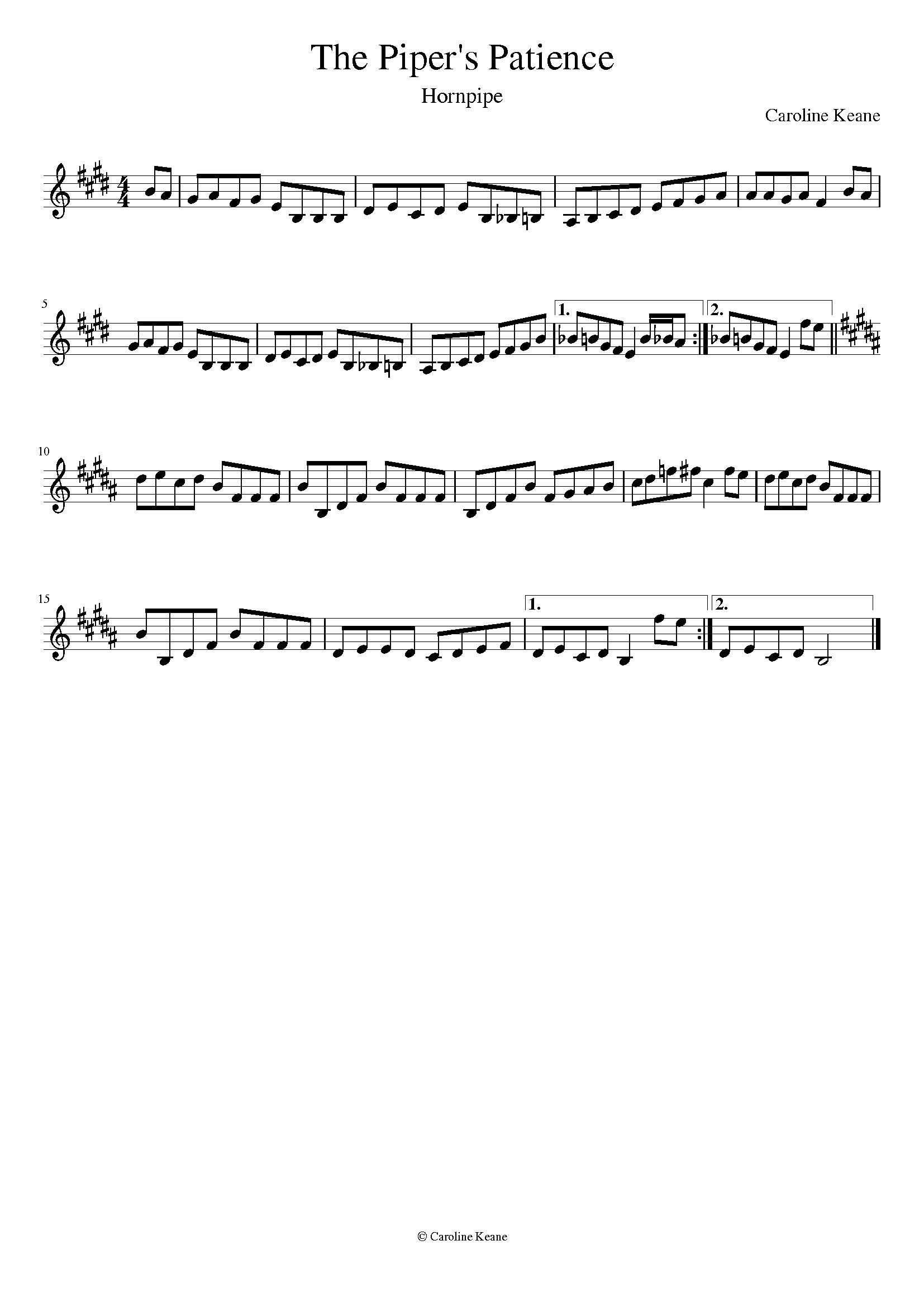 The Piper’s Patience